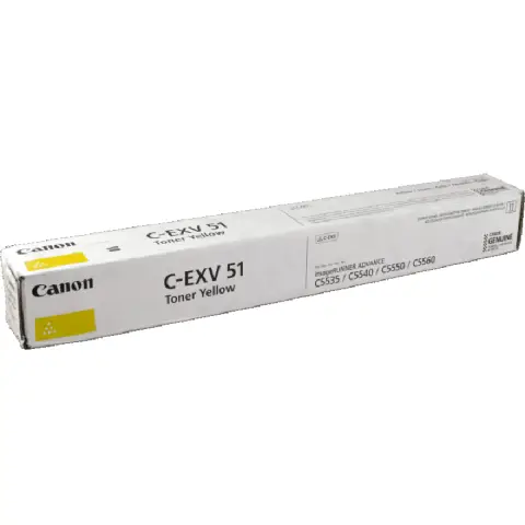 Toner Canon C-EXV51 XL Yellow do drukarek (Oryginalny) [60k]